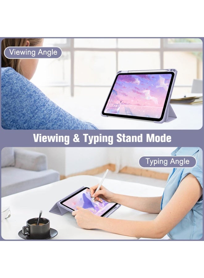 Cover for iPad A16 11th Generation 11 Inch 2025, iPad 10th Generation 2022 10.9 Inch with Pen Holder, Slim Case with Transparent, Auto Wake/Sleep Function, Transparent - Image 5